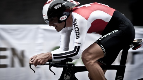 Fabian Cancellara at the 2011 World Championships (Photo by Flickr user Kristian Thøgersen)